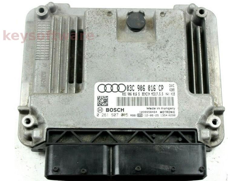 ECU Audi A3 1.4 03C906016CP 0261S07015 MED17.5.5 CAXC H18 {