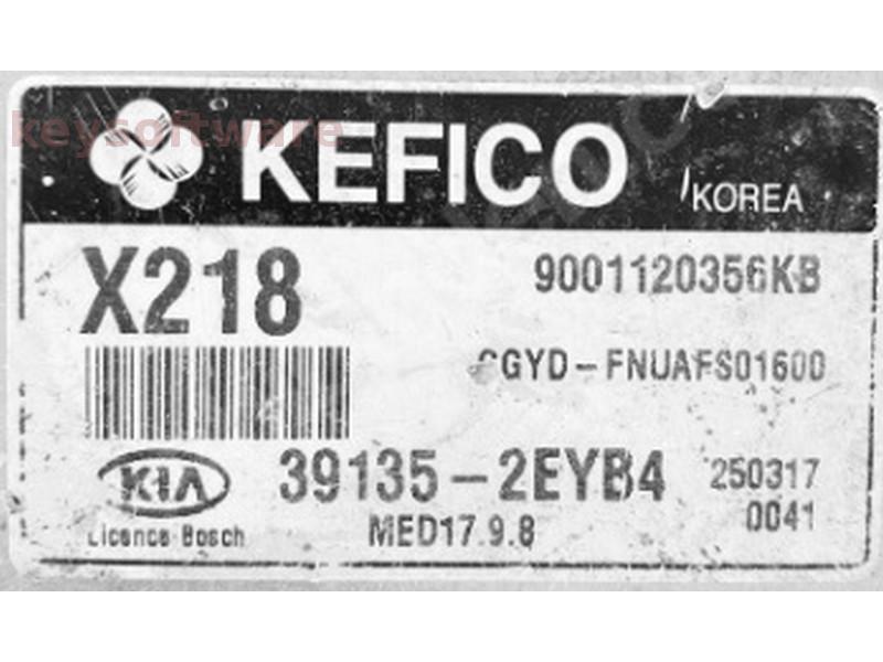 ECU Kia Forte 2.0 39135-2EYB4 MED17.9.8