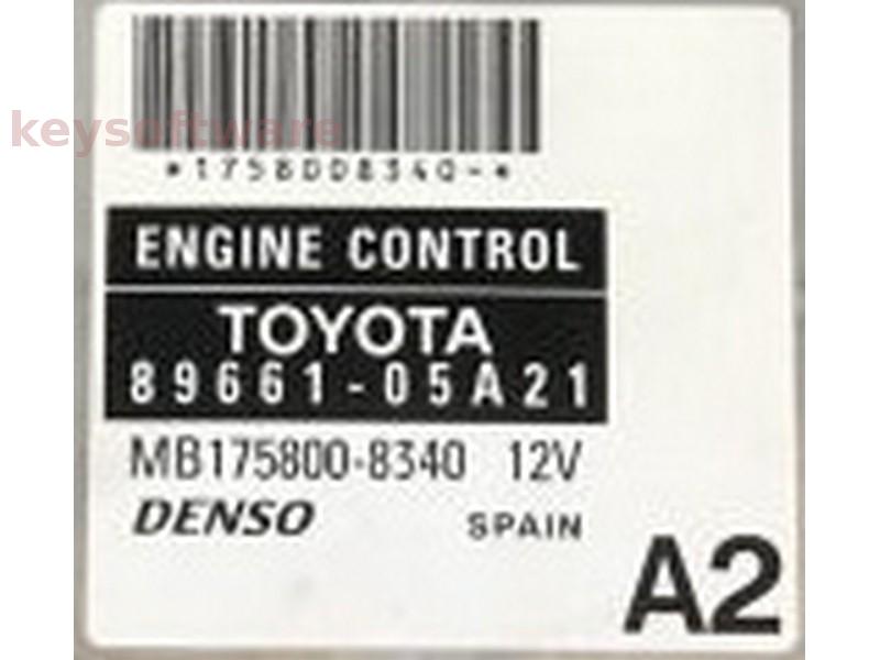 ECU Toyota Avensis 2.2D4D 89661-05A21 175800-8340 {