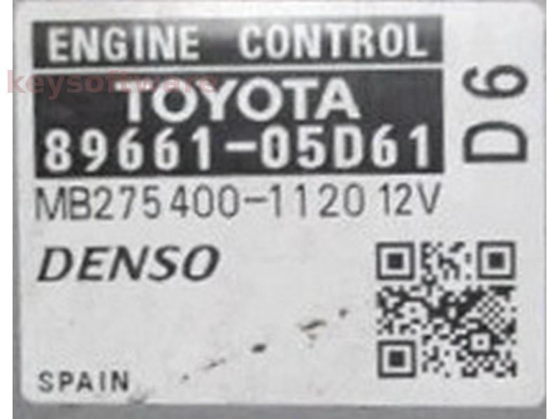 ECU Toyota Avensis 1.6 89661-05D61 MB275400-1120