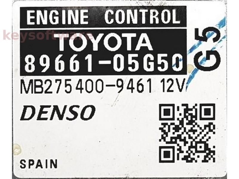 ECU Toyota Avensis 89661-05G50 MB275400-9461 G5 {