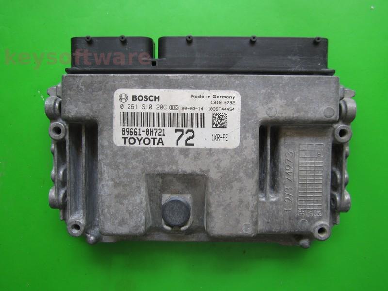 ECU Toyota Aygo 1.0 89661-0H721 0261S1020G ME17.9.53
