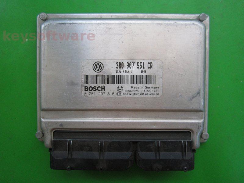 ECU VW Passat 2.8 3B0907551CR 0261207816 ME7.1