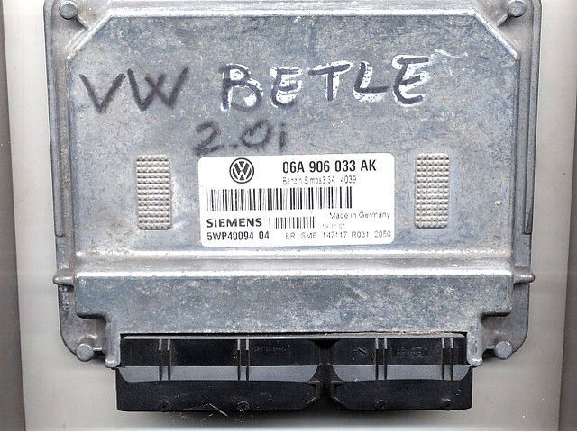 ECU VW Beetle 1.6 06A906033AK 5WP40094 SIMOS 3.3A {